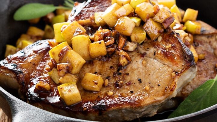 Apple Cider Pork ChopsH