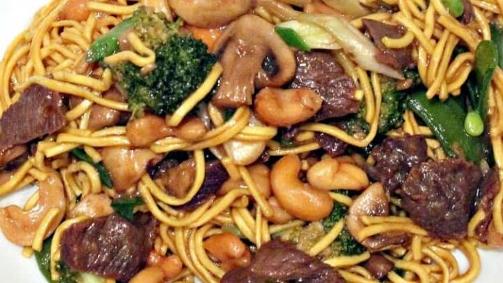 Beef and Vegetable Lo Mein PTB 1
