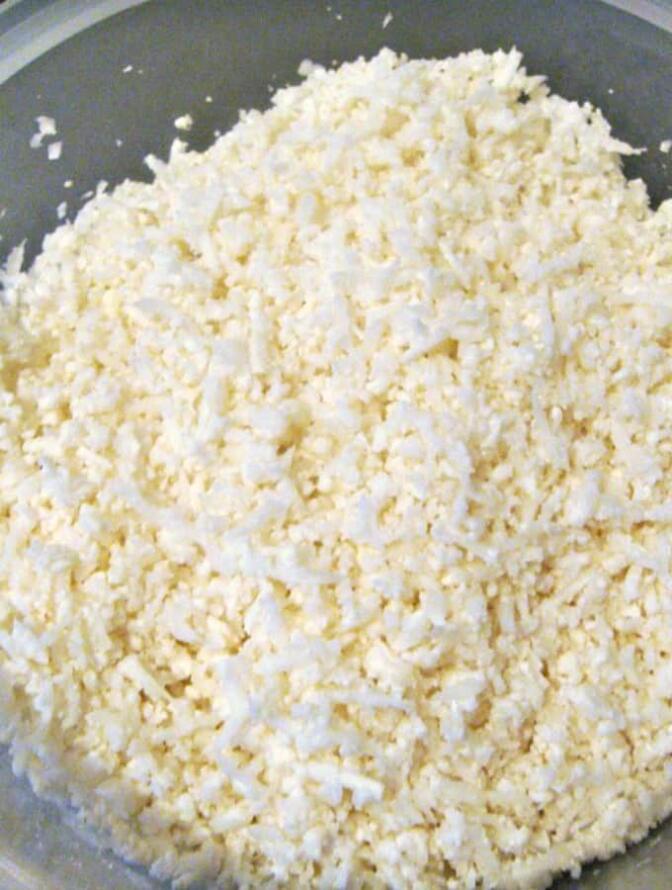 How to Make Cauliflower Rice, quick easy recipe for the microwave