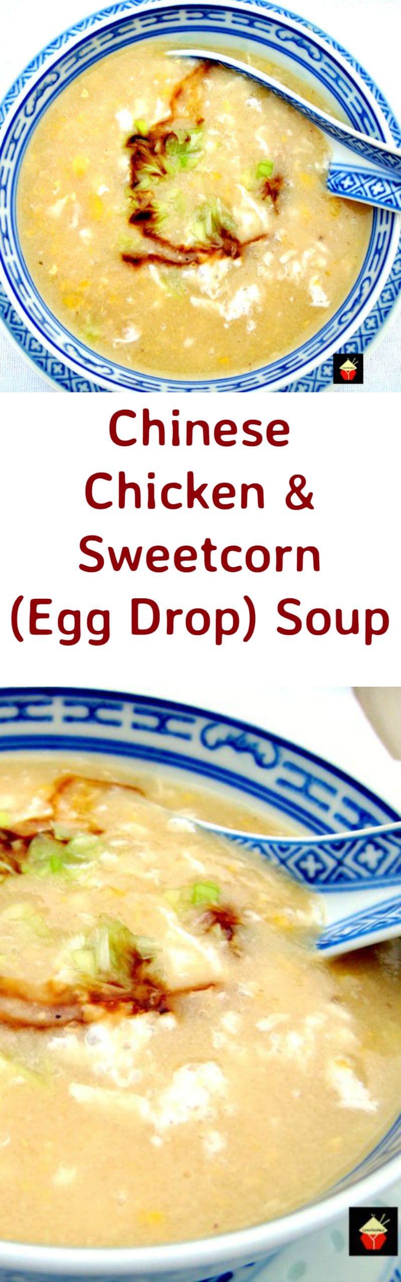 Chicken and Sweetcorn Egg Drop Soup Lovefoodies
