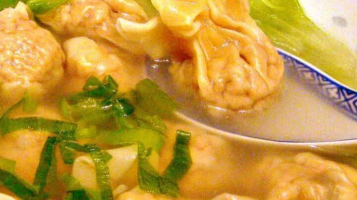 Make your very own Chinese Wonton Soup, better than the restaurants for sure! Easy step by step instructions and great recipe for the filling and delicious broth.