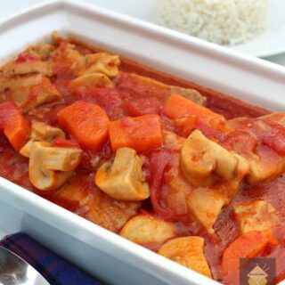 Delicious Tomato and Pork Casserole
