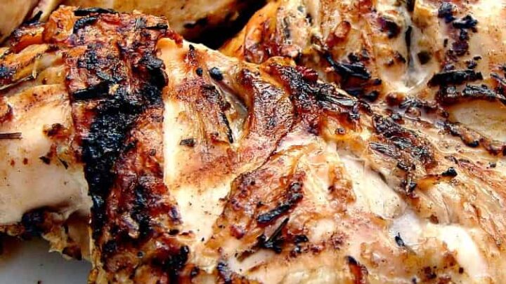 Flattened Moist BBQ Garlic Lemon Chicken 10