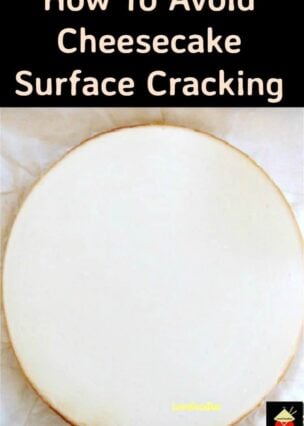 How To Avoid Cheesecake Cracking How To avoid Cheesecake Surface Cracking. A great guide with tips and tricks to help you bake a perfect cheesecake! | Lovefoodies.com