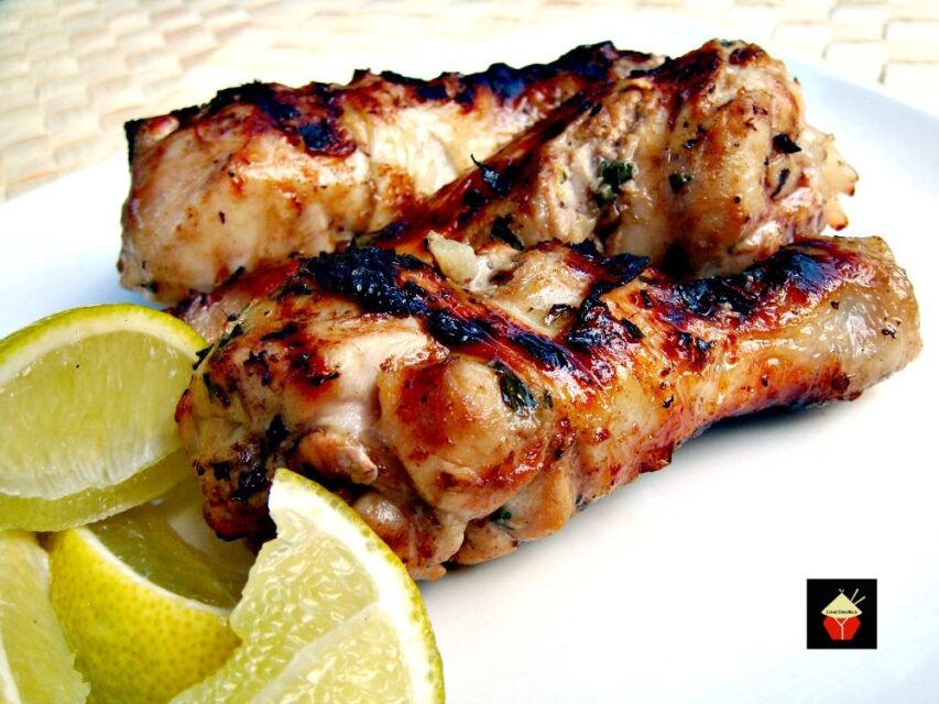 Mint and Lime Yogurt Chicken Lovefoodies