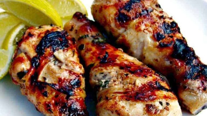 Mint & Lime Yogurt Chicken Refreshing, zesty and great tasting! Grill or oven, you choose. | Lovefoodies.com