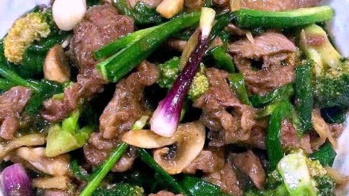 Stir Fry Beef Ginger and Broccoli PTA