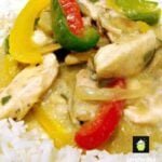 Chicken in Cream Sauce - A wonderful creamy, easy chicken dinner with flavors out of this world! | Lovefoodies.com