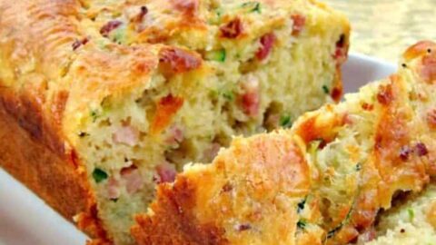 Bacon Cheddar and Zucchini Bread 1 e1530687415614
