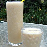 Creamy Honey Banana Smoothie. Quick and Easy to make and taste just like milkshake but without the cream or ice cream! | Lovefoodies.com