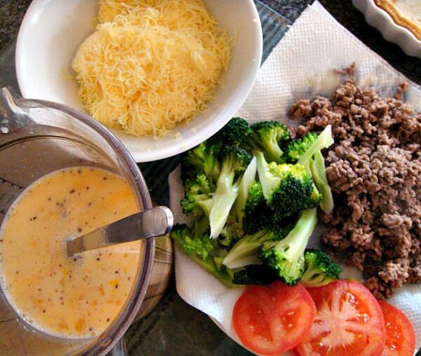 Beef and Broccoli Quiche Lovefoodies