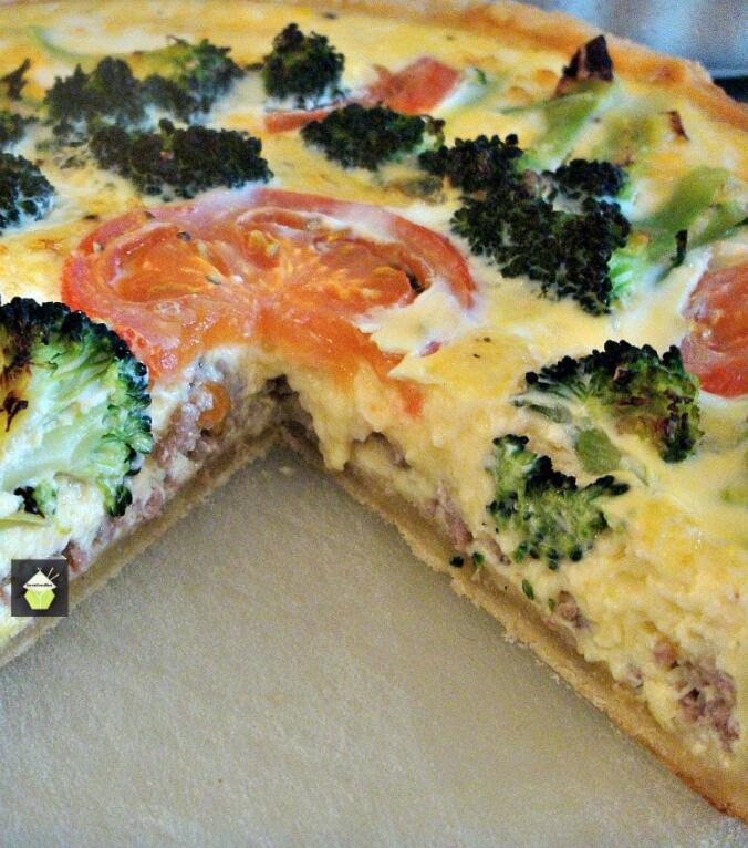 Beef and Broccoli Quiche Lovefoodies