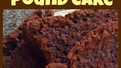 Chocolate Almond Pound Cake 3