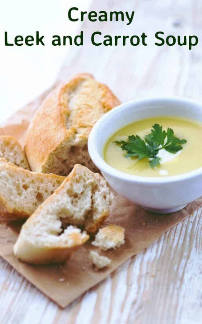 Creamy Leek and Carrot Soup | Lovefoodies