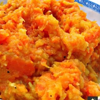 Easy Carrot and Butternut Squash Mash