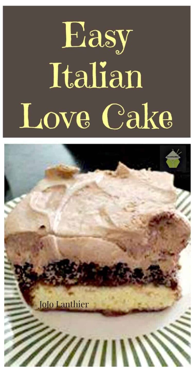 Easy Italian Love Cake. Incredibly simple to put together. Layers of