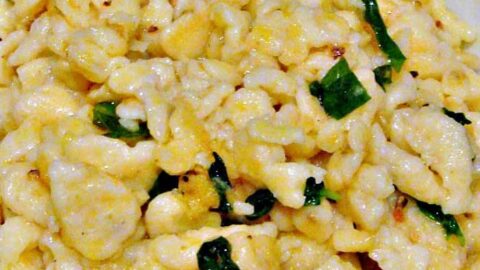 Homemade Garlic and Herb Spaetzle10