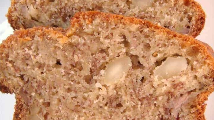 Moist Caramel Banana Loaf Cake
