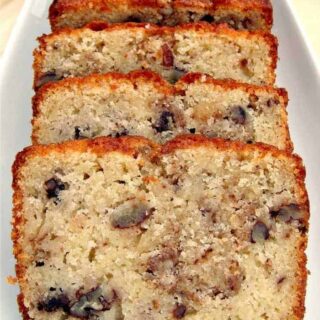Moist Pecan Almond Loaf Cake
