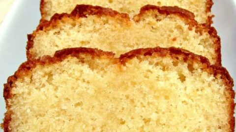 Moist Vanilla Pound Loaf Cake2