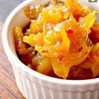 Spicy Caribbean Pineapple or Mango Chutney, quick, easy and great to serve with cold cuts, BBQ's or even as a meat marinade!
