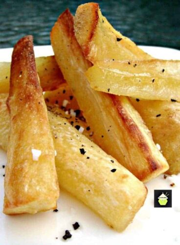 Super Crispy Crunchy Roast Parsnips are the perfect accompaniment to a Roast dinner. Crispy on the outside and fluffy on the inside!