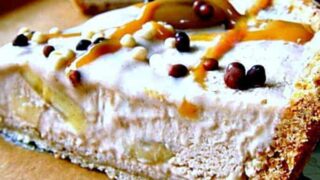 Caramel Pecan Butter Banana Pie
