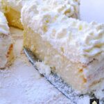 Coconut Ricotta Cheesecake. A wonderful fluffy, soft & creamy baked cheesecake, out of this world!