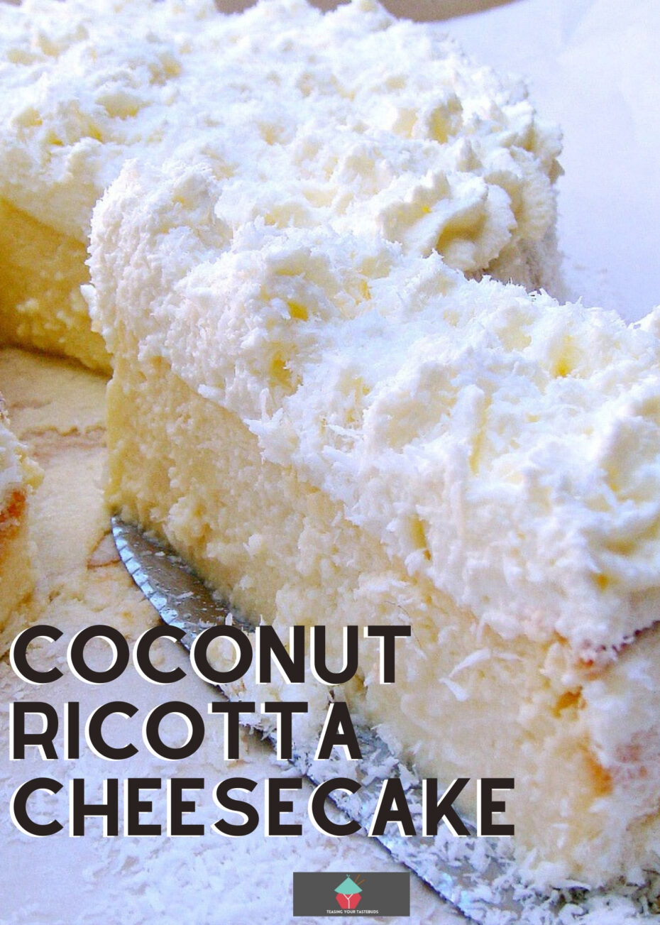 Coconut Ricotta Cheesecake Coconut Ricotta Cheesecake. A wonderful fluffy, soft & creamy baked coconut cheesecake, out of this world! Tips on how to avoid cheesecake cracking included in the recipe