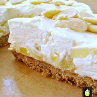 Here's a simple yet delicious cheesecake bursting with juicy pineapple in the filling. It's a really refreshing cheesecake, and even better, it's No Bake and incredibly easy to make!