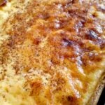 Traditional Egg Custard Tart with a lovely home made pastry and a very silky smooth filling. Serve warm or chilled... I love mine chilled! You can also make mini ones in a muffin pan if you prefer! | Lovefoodies.com