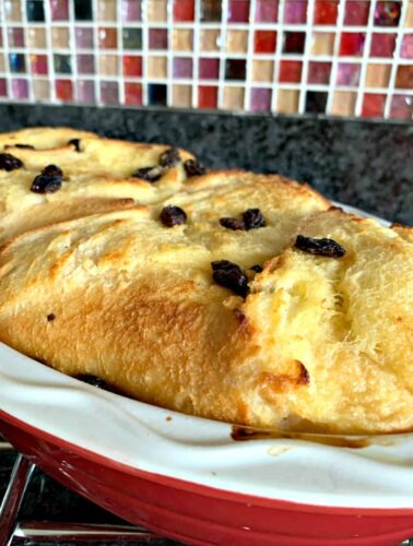 Light Fluffy Coconut Bread and Butter Pudding. Similar to French Toast only much fluffier. Great served warm from the oven just or with a blob of creamy coconut ice cream too!