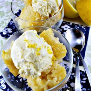 Lemon Spoon Cake. A wonderful soft and moist lemon cake made in the slow cooker. It's a very easy recipe and great tasting! | Lovefoodies.com