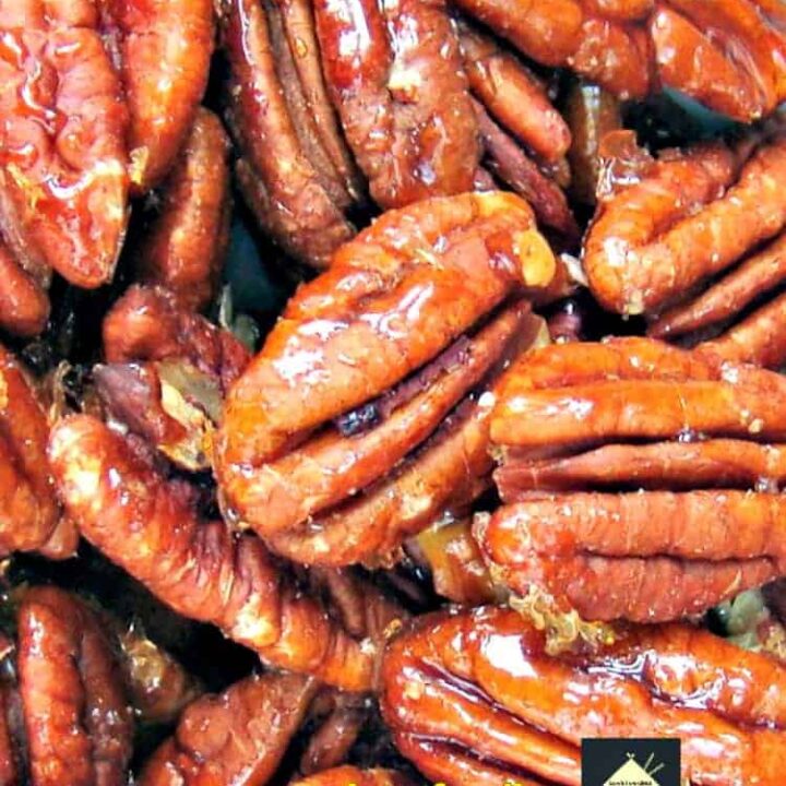 Maple Roasted Pecans Maple Roasted Pecans Very quick and easy snack and so addictive! Once you start, you can't stop so be sure to make plenty