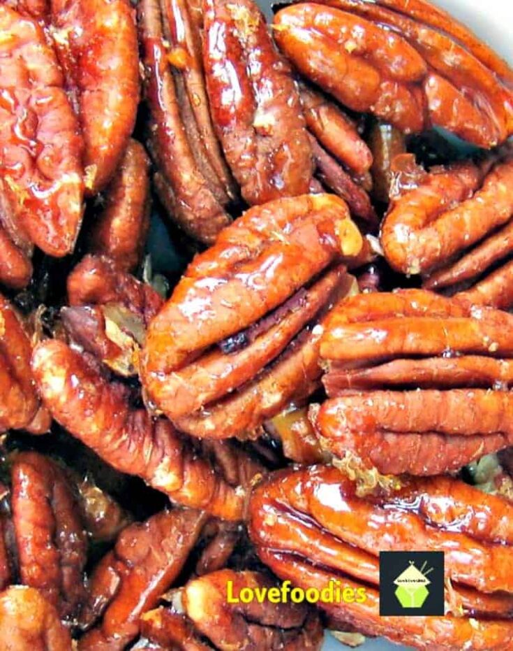 Maple Roasted Pecans Lovefoodies