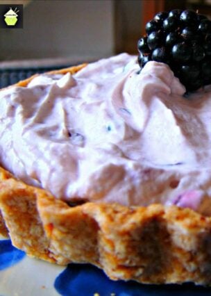 Quick Creamy Blackberry Pie Quick & Creamy Blackberry Pie. An easy dessert using fresh ingredients with a filling as fluffy as a feather!