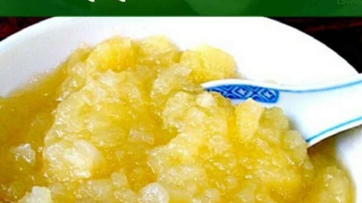 3 minute apple sauce PTLONG