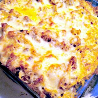 Garlic Pasta Bake with Sweet Italian Sausage is an easy recipe with fantastic flavors