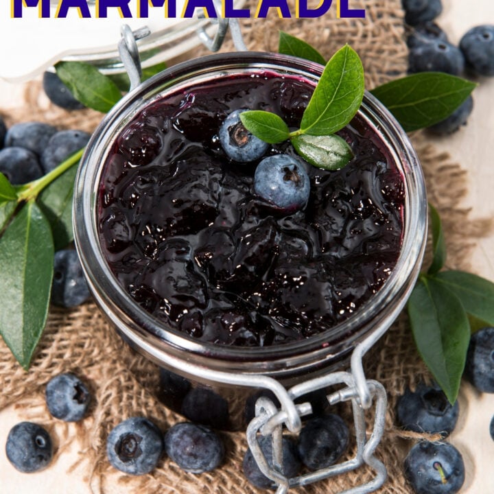 Blueberry Marmalade How To Make Blueberry Marmalade, homemade jam with added lemon and orange make this a delicious preserve for breakfast time.