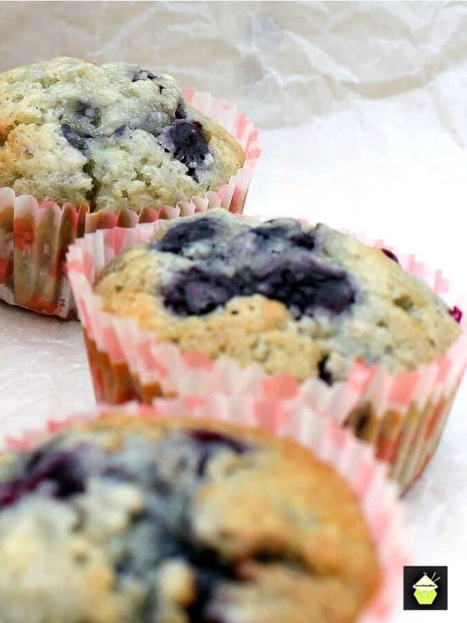 Blueberry and White Chocolate Muffins Lovefoodies