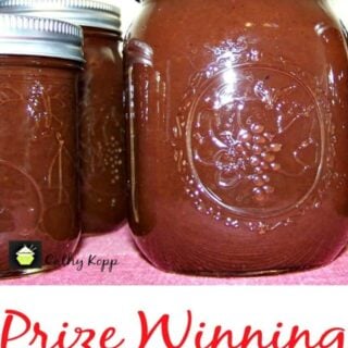 Prize Winning Apple Butter -Easy Crock Pot Recipe. Goes great with sweet or savory dishes. You choose!
