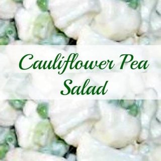 Cauliflower and Pea Salad. A very easy and popular salad and a perfect side dish to any meal!