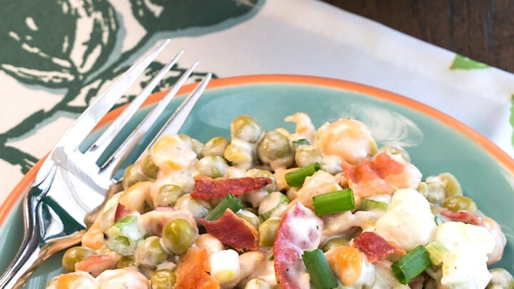 Cauliflower and Pea SaladH