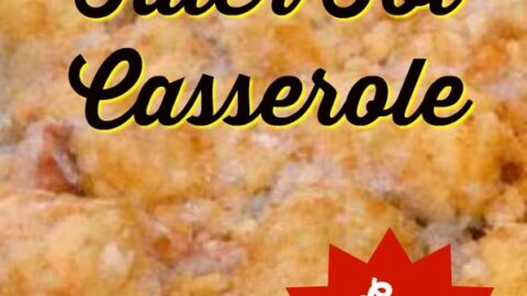 Cheesy Ham and Turkey Tater Tot CasseroleP