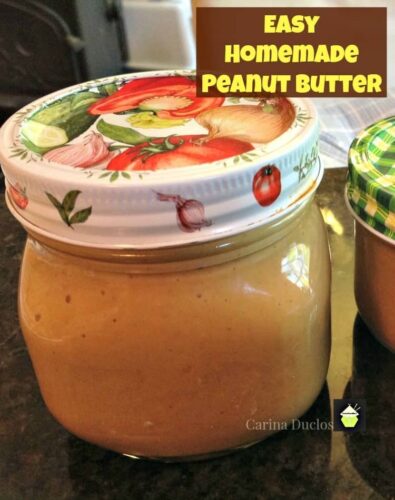 How to Make Homemade Peanut Butter - See the instructions, no additives, no oil, just pure peanut butter! Delicious!