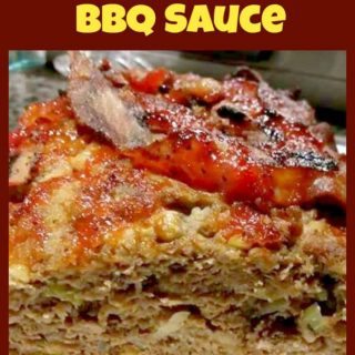 Easy Meatloaf with BBQ Sauce Recipe. A lovely recipe, great for lunches, dinners, picnics, and also the simple BBQ Sauce recipe is really yummy!
