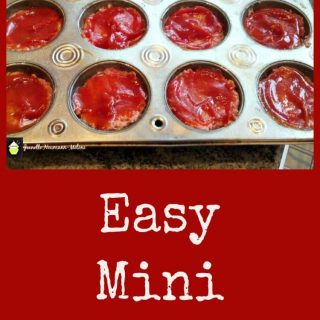 Easy Mini Meatloaves - A great recipe and always popular with busy families. freezer friendly and very handy if you need to make ahead of time.