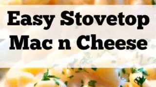 Easy Stovetop Mac n Cheese