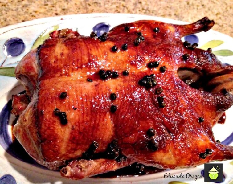 Green Peppercorn Glazed Duck Lovefoodies