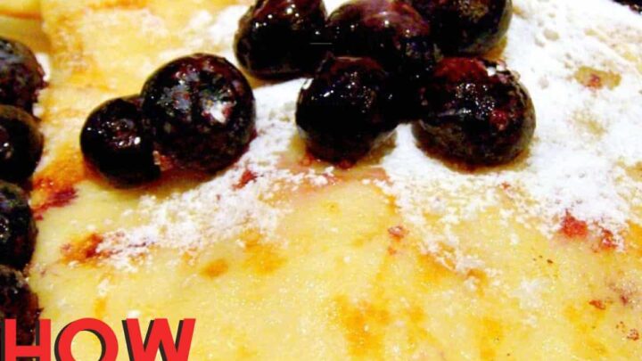 How To Make Crepes or Thin Pancakes. Quick & Easy guide with lots of filling suggestions too! Great if you need a 'quick fix' dessert too!